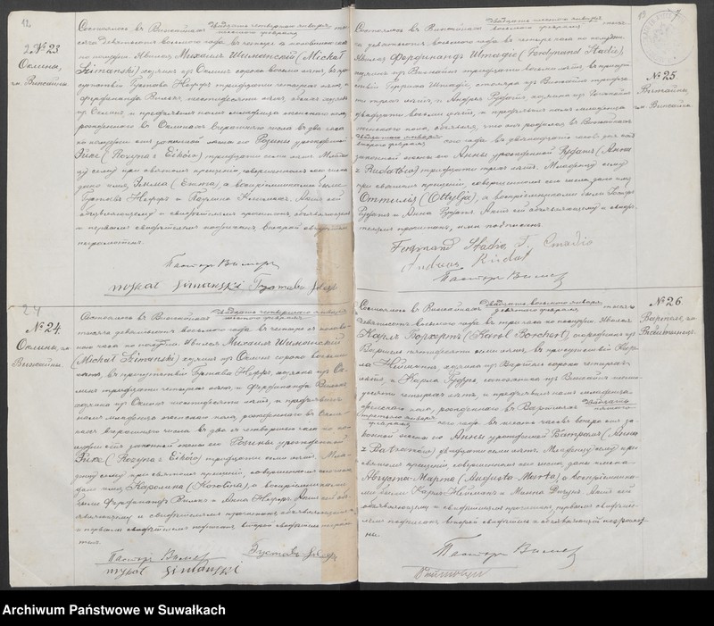 image.from.unit.number "[Księga akt urodzeń, małżeństw i zgonów parafii ewangelicko-augsburskiej w Wiżajnach]"