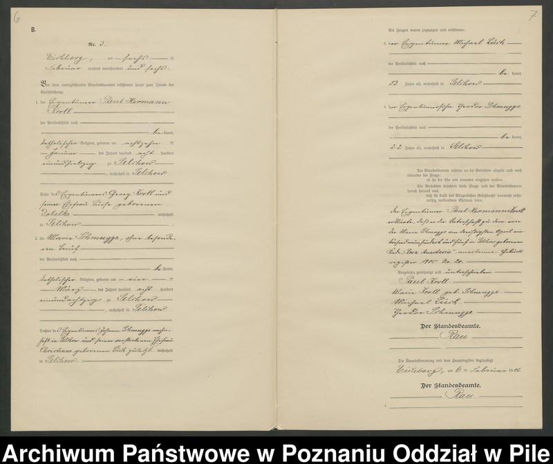 Obraz 6 z jednostki "Księga małżeństw"