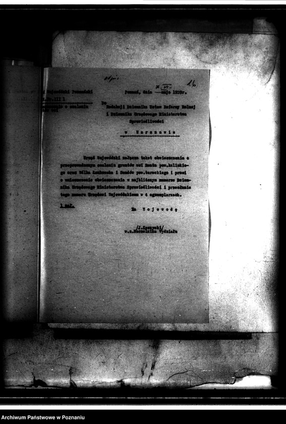 Obraz 20 z jednostki "Regulacja hipoteczna scalonych gruntów wsi Wólka powiatu tureckiego"