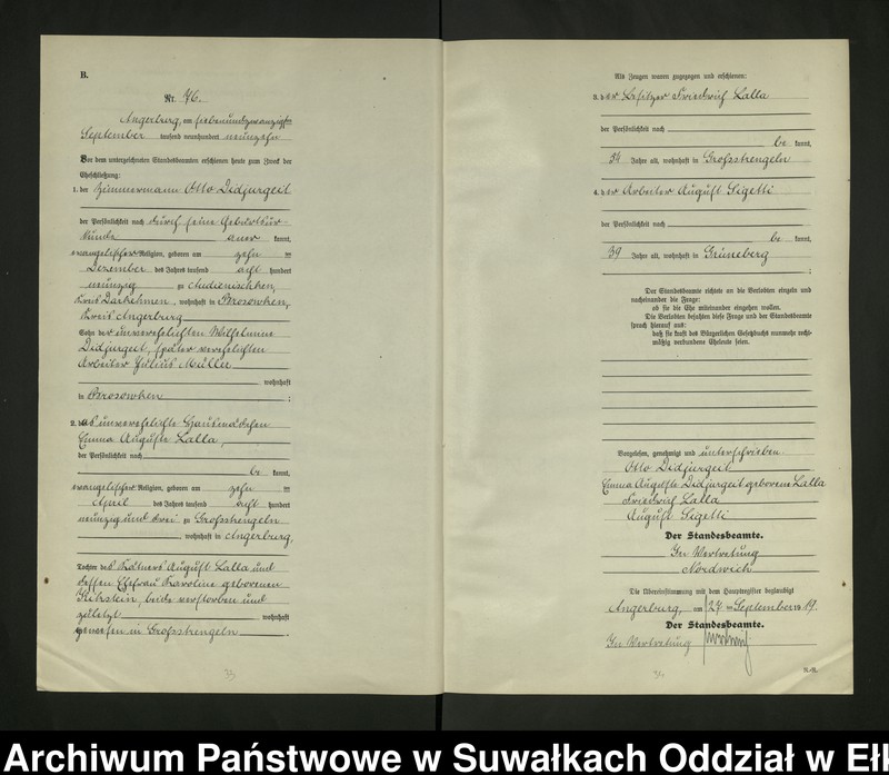 image.from.unit.number "[Heirats - Register (Neben - Register) Standesamt Angerburg einschl. der Bezirke, Gr. Strengeln, Prinowen und Kehlen Kreis Angerburg] No 60 bis 120"