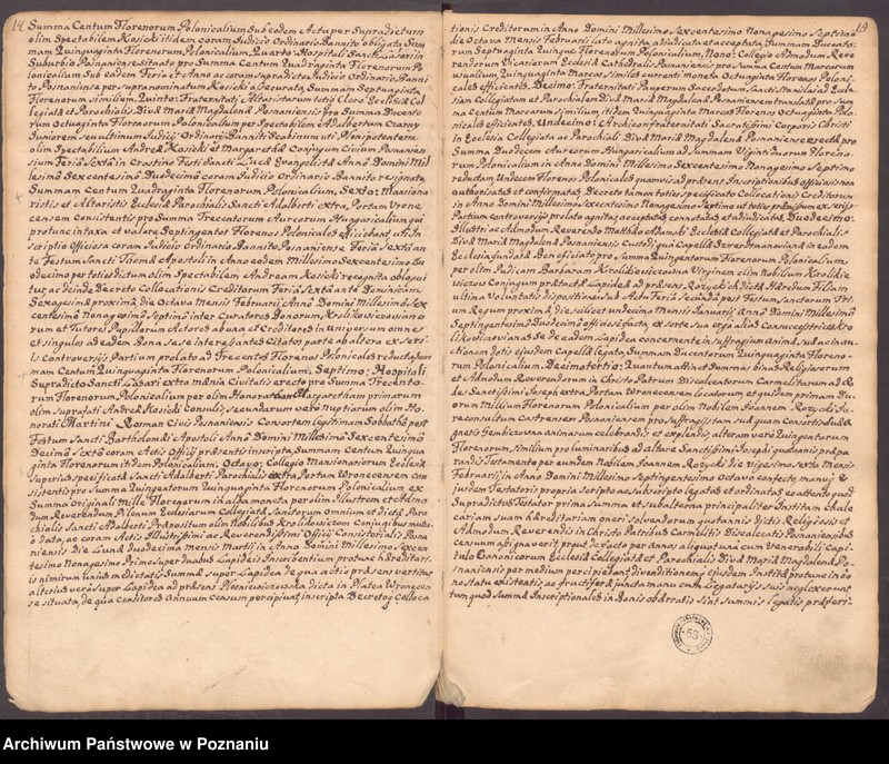 Obraz 12 z jednostki "Prothocollum nobilis officii consularis civitatis SR.Mtis Posnaniae."