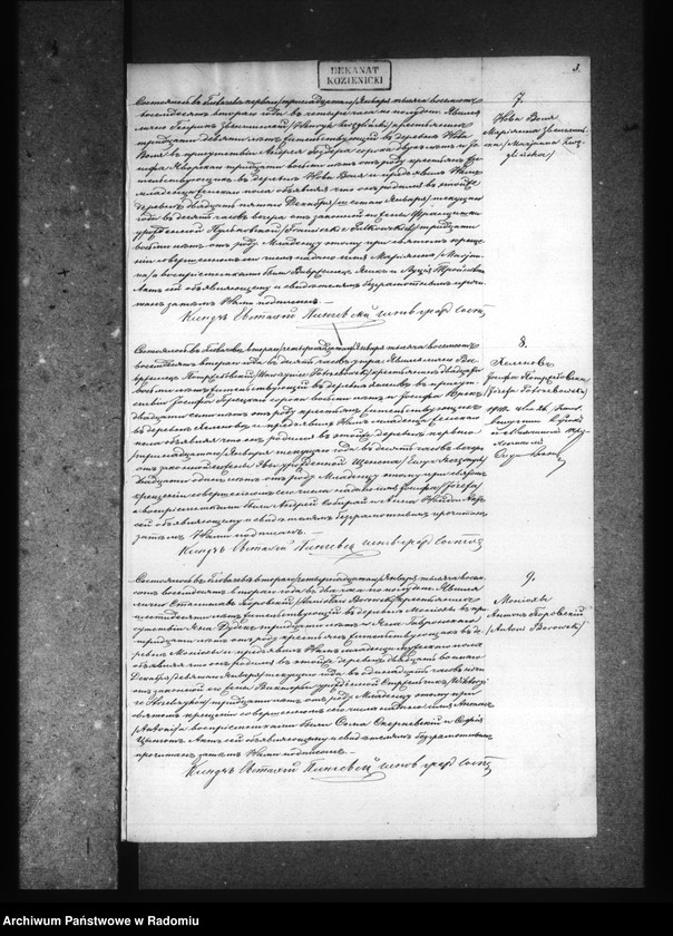 image.from.unit.number "Akty ob urodivših, brakosočetavšihsâ i umerših v Glovačovskom prihode za 1882 god"