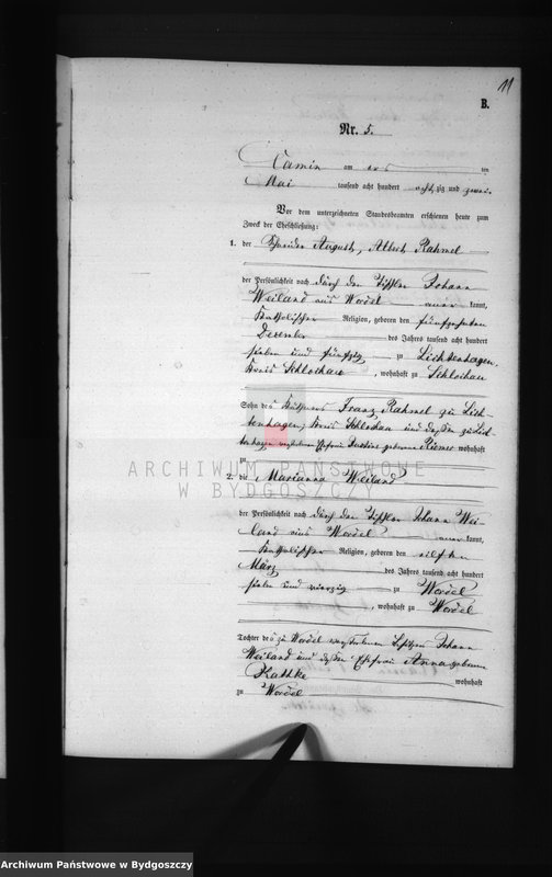image.from.unit.number "Akta małżeństw - wtóropis"