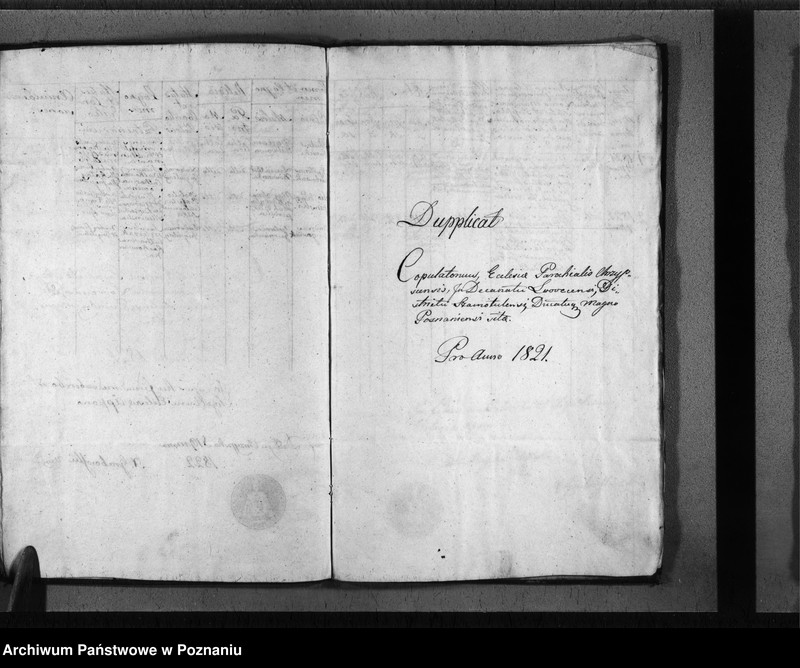 Obraz 5 z jednostki "Duplikat baptisatorum, copulatorum u. mortuorum"