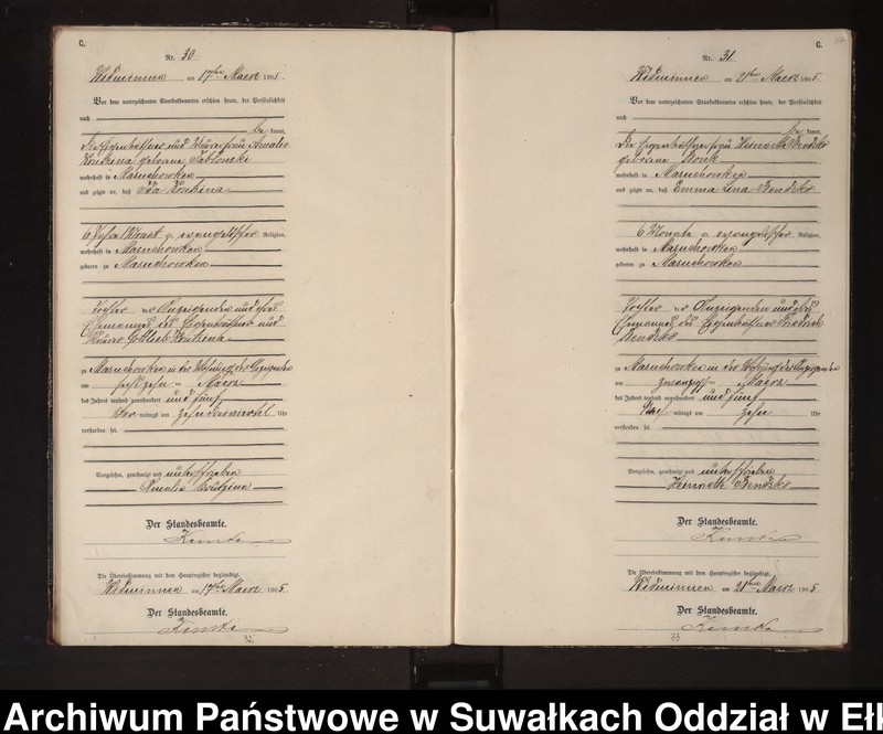 image.from.unit.number "Sterbe-Neben-Register des Preussischen Standes-Amtes Widminnen Kreis Loetzen"