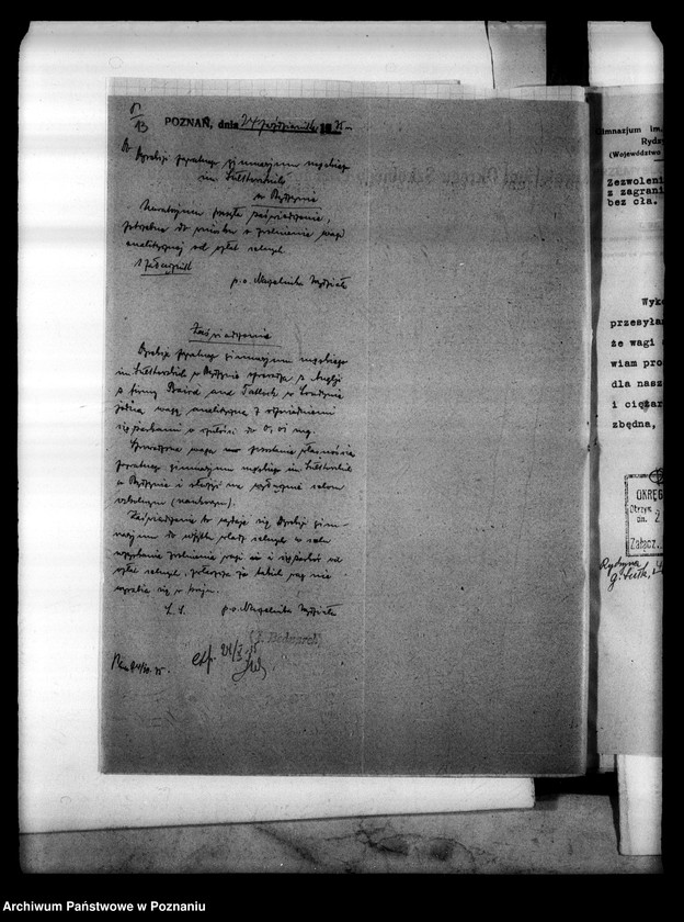 Obraz 16 z jednostki "Prywatne Gimnazjum imienia Sułkowskich- Rydzyna [sprawozdanie z egzaminu dojrzałości wraz z wykazem abiturientów]"