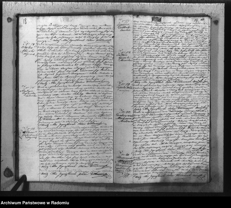 image.from.unit.number "Duplikat urodzonych, zaślubionych i zmarłych w parafii Głowaczew akta w sobie mieszczący za rok 1845"