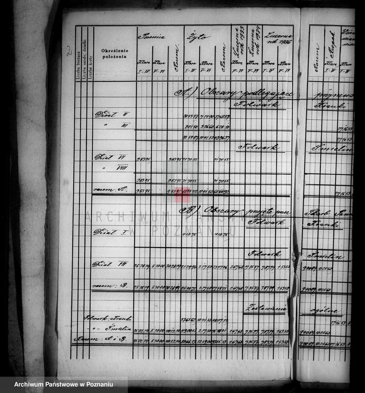 Obraz 6 z jednostki "Obliczenie majątku Samostrzel powiatu wyrzyskiego rejestr upraw i zasiewów"