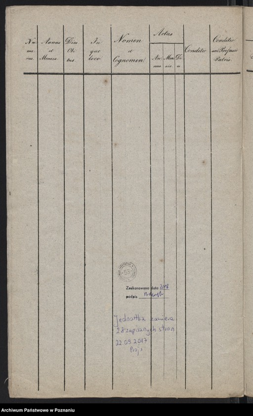 Obraz 17 z jednostki "Spis zgonów"