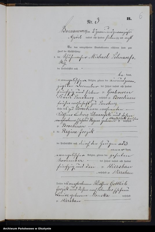 image.from.unit.number "Heiraths-Haupt-Register Nr 1 - 9"