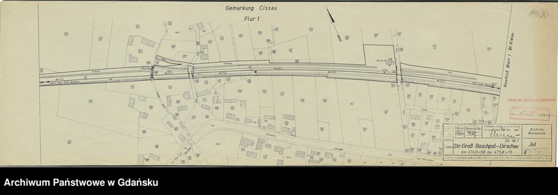image.from.unit.number "Deutsche Reichsbahn. Strecke Groß Boschpol - Dirschau km 474,9 + 68 bis 475,8 + 15"