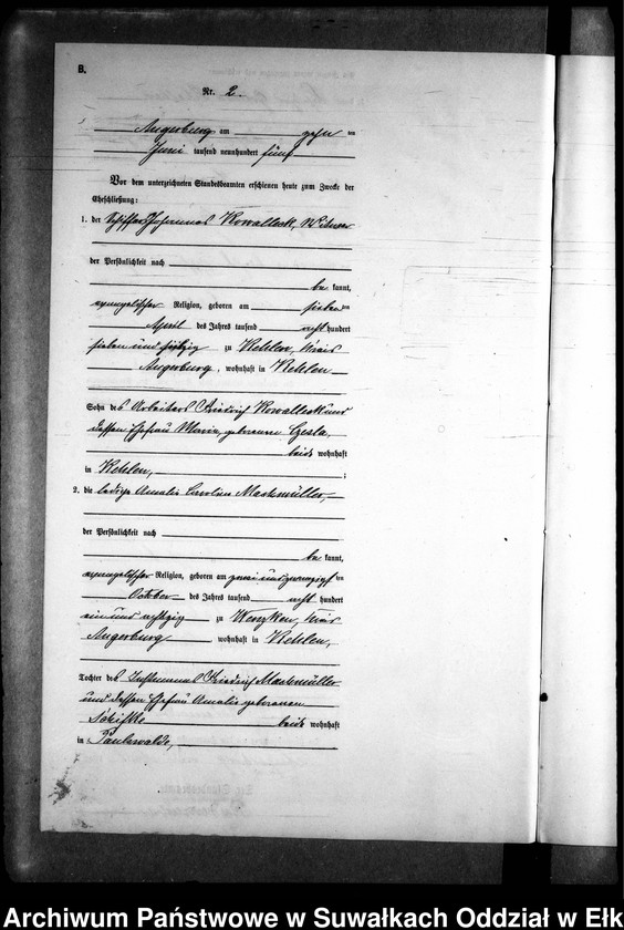 image.from.unit.number "Heirats-Neben-Register des Preussischen Standes-Amtes Kehlen Kreis Angerburg"