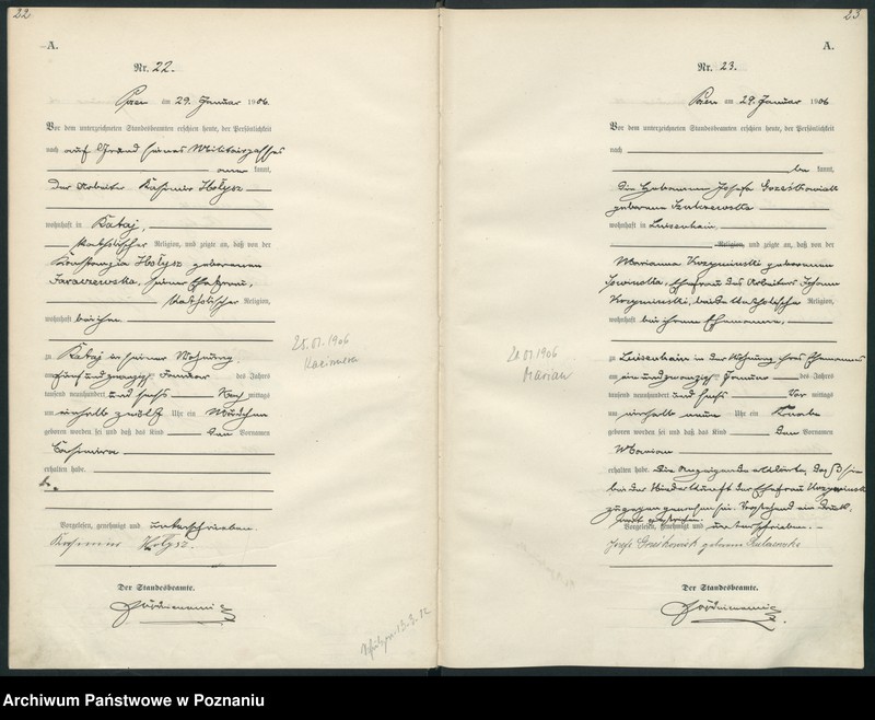 Obraz 14 z jednostki "Księga miejscowa urodzeń"