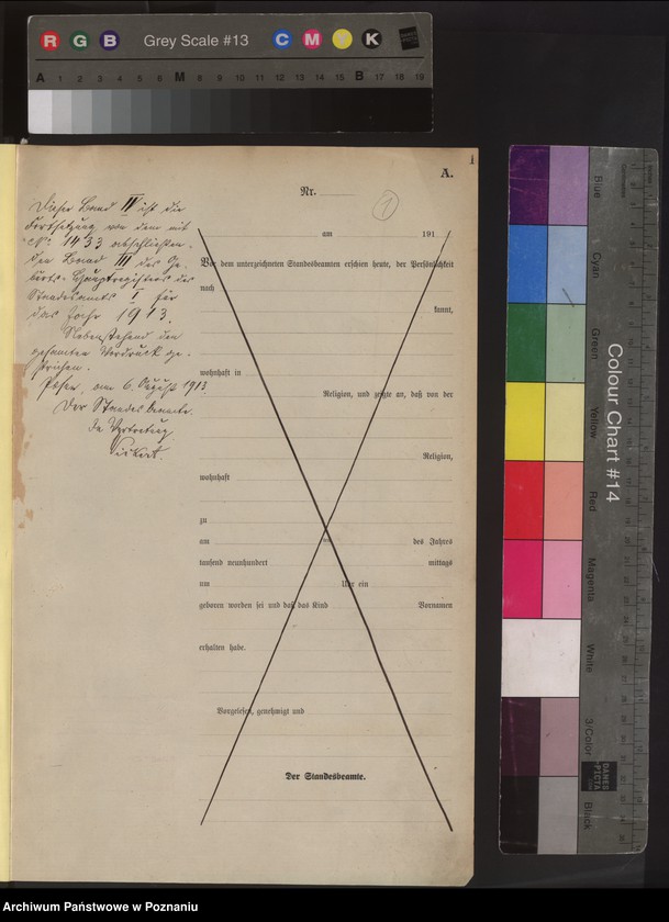 Obraz 3 z jednostki "Księga miejscowa urodzeń tom IV [Rejestr główny urodzeń]"