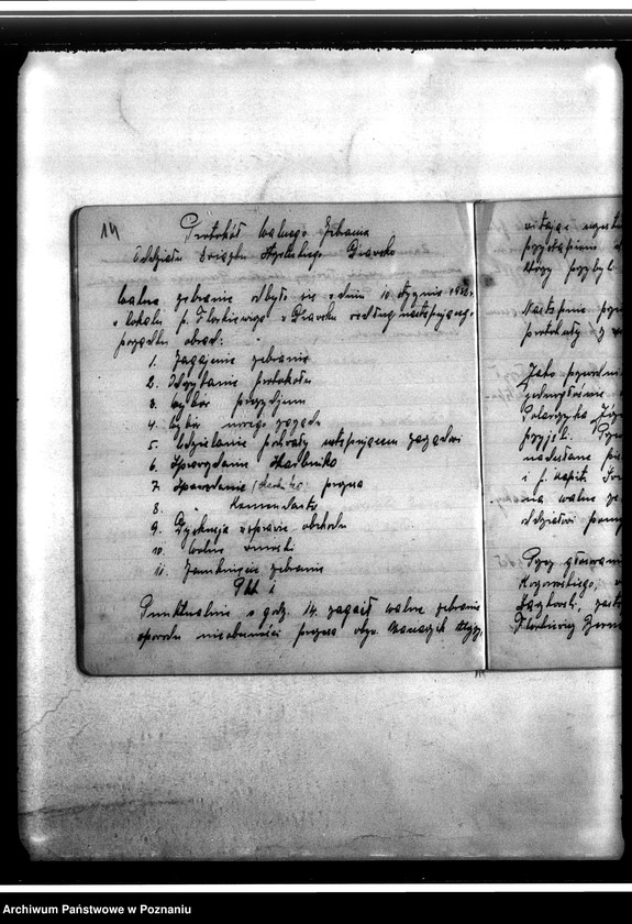 Obraz 18 z jednostki "Protokoły zebrań Oddziału Związku Strzeleckiego w Drawsku"