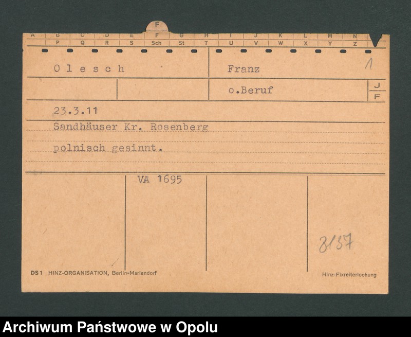 image.from.unit.number "[Olesch Franz, ur. 23.03.1911, zam. Sandhäuser]"
