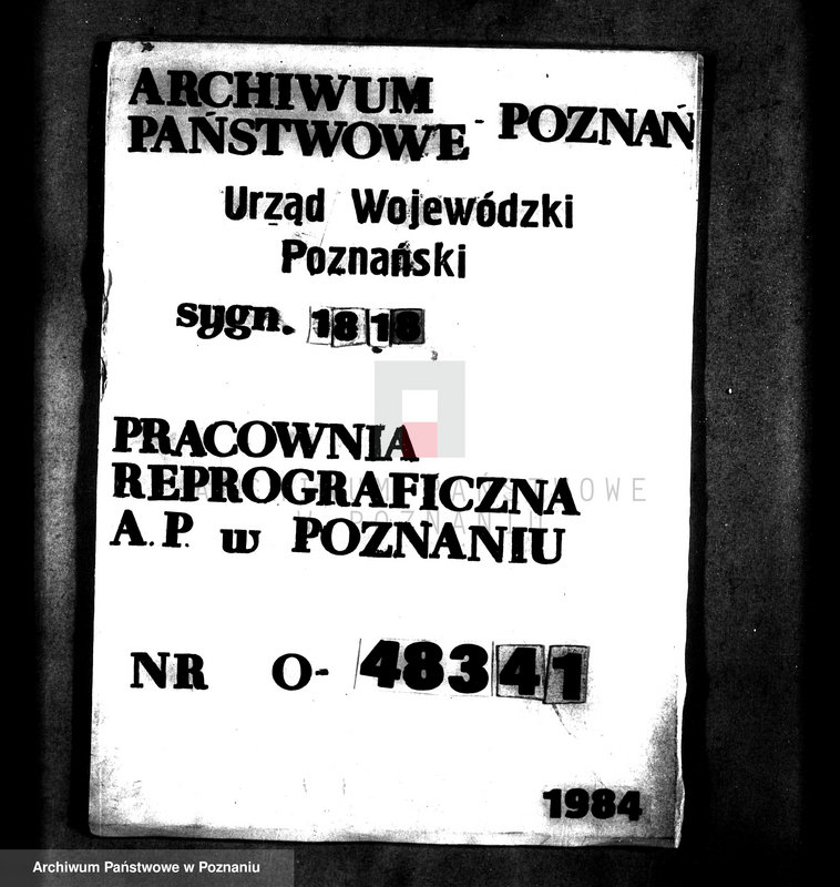 Obraz 1 z jednostki "Dzierżawa majątku państwowego Przybroda"