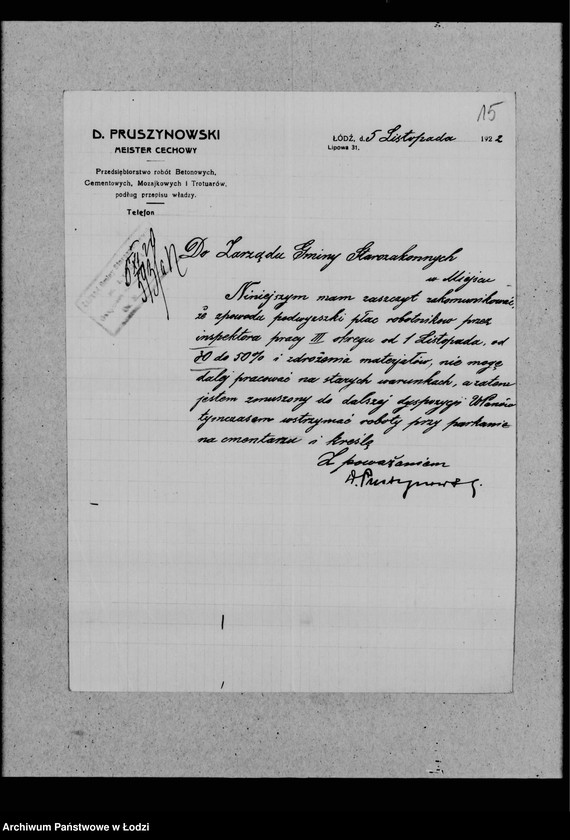 Obraz 19 z jednostki "Bud[owa] park[anu]"