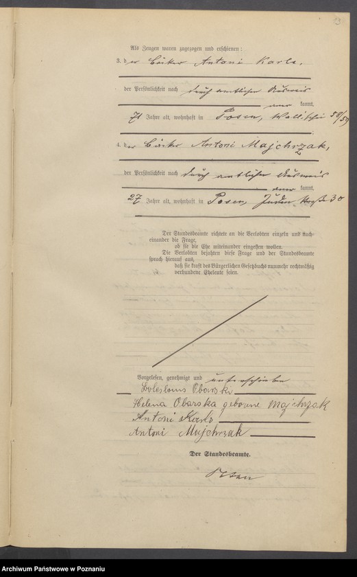 Obraz 15 z jednostki "Księga miejscowa małżeństw tom IV[Rejestr główny małżeństw]"