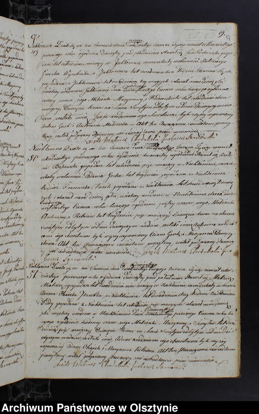image.from.unit.number "Duplikat Urodzonych Zaslubionych Zmarłych w parafii Sarnowskiey z roku 1841"