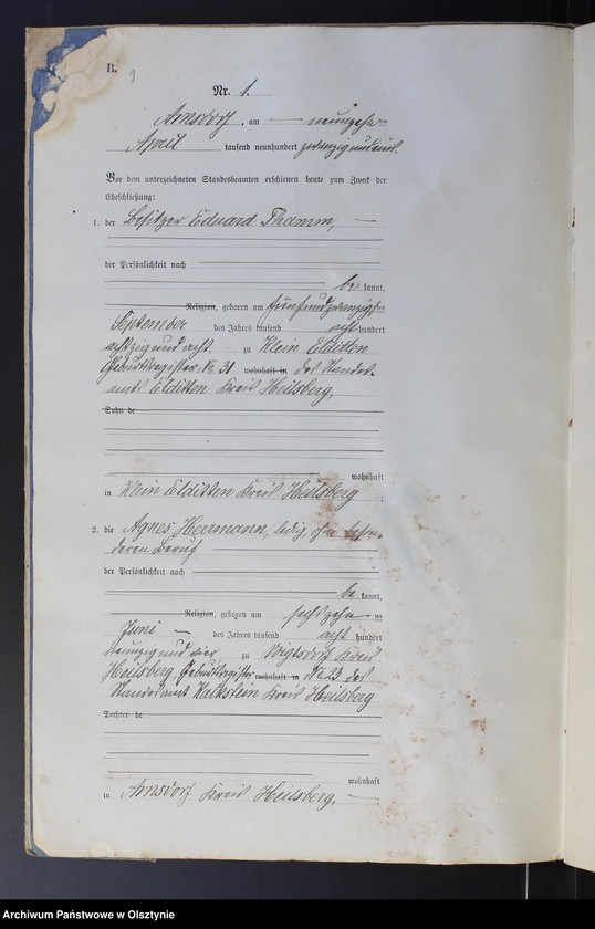 image.from.unit.number "Heirats Neben-Register Nr 1 - 18"