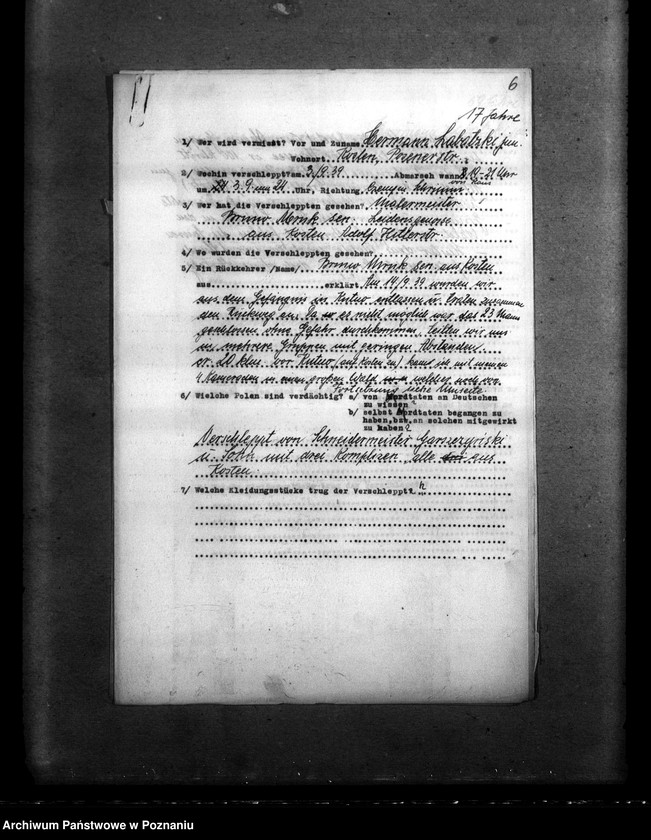 Obraz 10 z jednostki "Amtliche Meldungen Kreis Kosten (Kościan)"