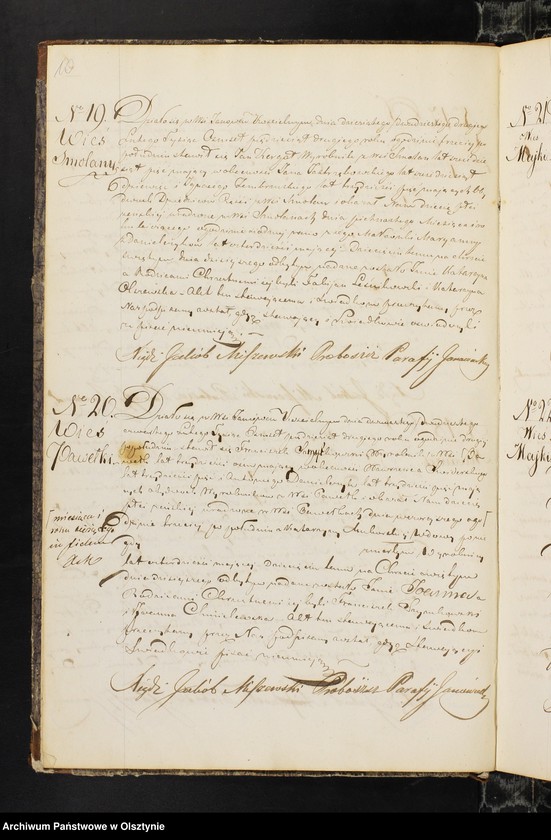 image.from.unit.number "Duplikat Parafii Janowieckiej w Powiecie Mławskim Gubernii Płockiej na Rok 1852"