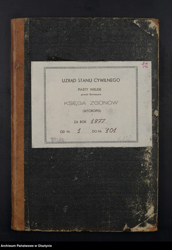 image.from.unit.number "Sterbe-Neben-Register Nr 1 - 101"