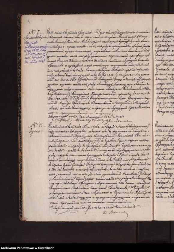 image.from.unit.number "Duplikat metričeskich aktov o rodzivšichsja, brakosočetavšichsja i umieršich v 1907 godu po Filipovskomu rimsko-katoličeskomu prichodu"