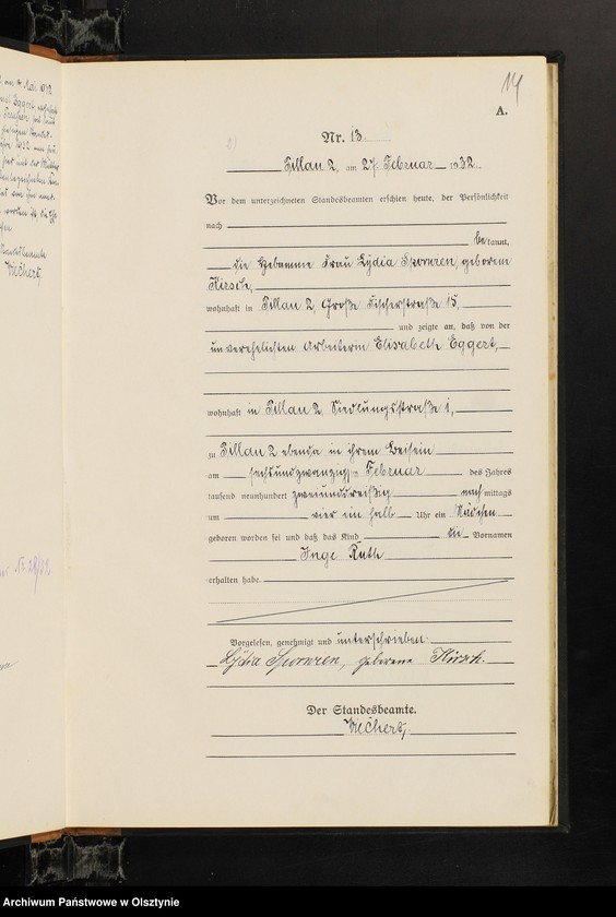 image.from.unit.number "Geburts-Haupt-Register Nr 1 - 71 i 1 - 66"