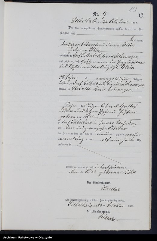 image.from.unit.number "Sterbe-Neben-Register Nr 1 - 54"