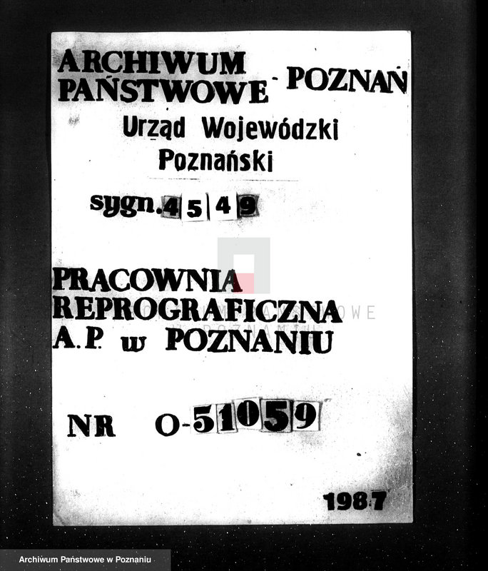 Obraz 1 z jednostki "Zatwierdzenie przemysłowego tartaku A. Mielżyńskiego w Borowej Karczmie, pow. leszczyński"