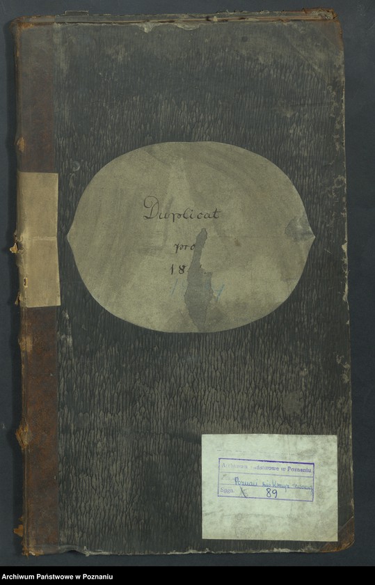 Obraz 2 z jednostki "[Akta urodzeń i chrztów, zapowiedzi i ślubów, zgonów i pogrzebów]"