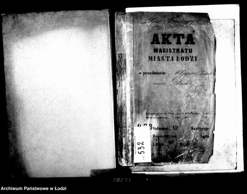 Obraz 5 z jednostki "Akta tyczące się objęcia i zabudowania placów"