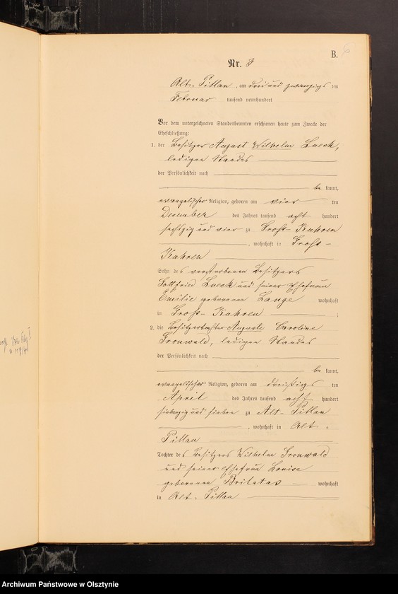 image.from.unit.number "Heiraths-Haupt-Register Nr 1 - 29"