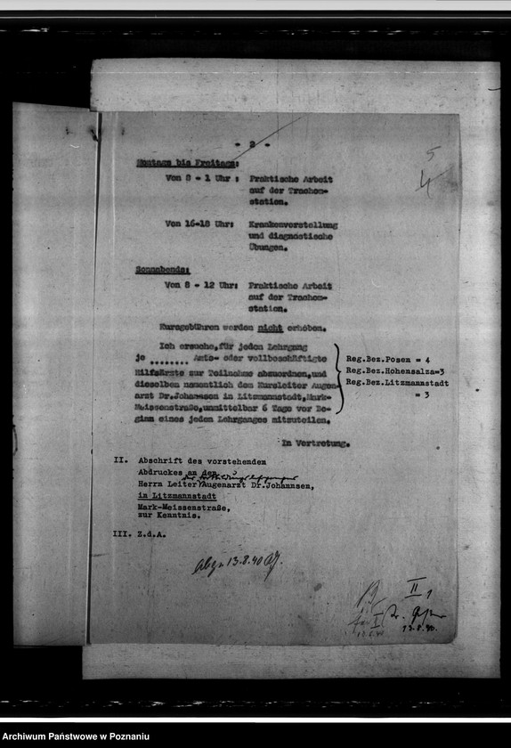 Obraz 9 z jednostki "Schulung des Personals der Gesundheitsämter"