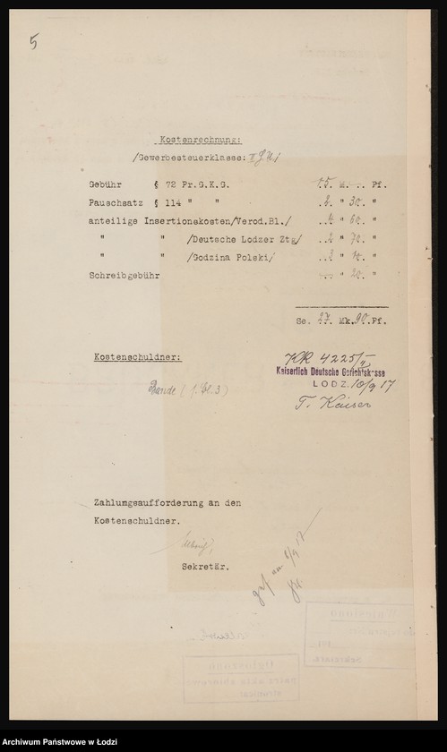 Obraz 7 z jednostki "Elias Bande- skład żelaza, wyrobów żelaznych i artykułów technicznych"