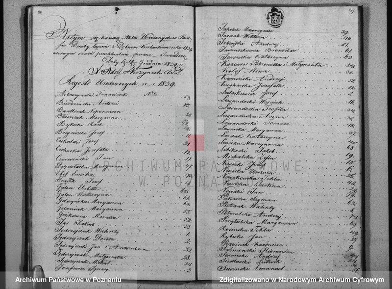 Obraz 17 z jednostki "Księga urodzeń, małżeństw i zgonów"