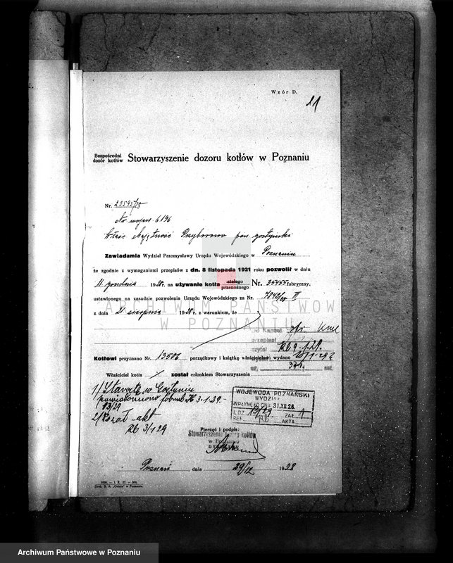 Obraz 16 z jednostki "Majętność Przyborowo pow. gostyński Zarząd Dóbr Książąt Czartoryskich nr woj. kotła 6196"