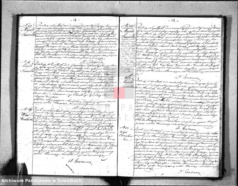 image.from.unit.number "Duplikat Akt Cywilnych Urodzeń, Zaślubień i Zeyść Parafij Ewangelickiey Suwałki pro 1844"