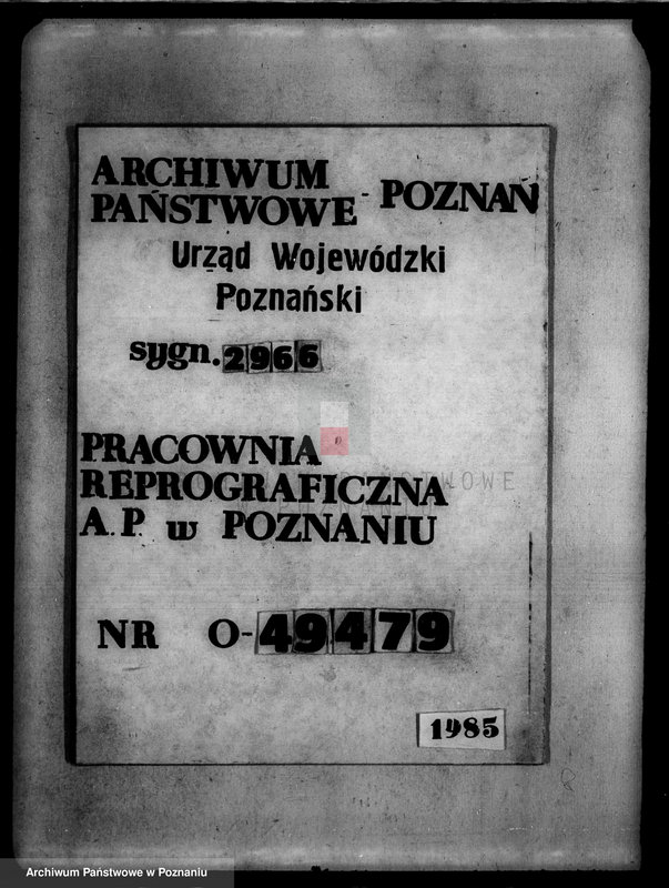 Obraz 1 z jednostki "Ostateczny rejestr pomiarowy i nowy kataster majątku Jeziorki Kosztowskie"
