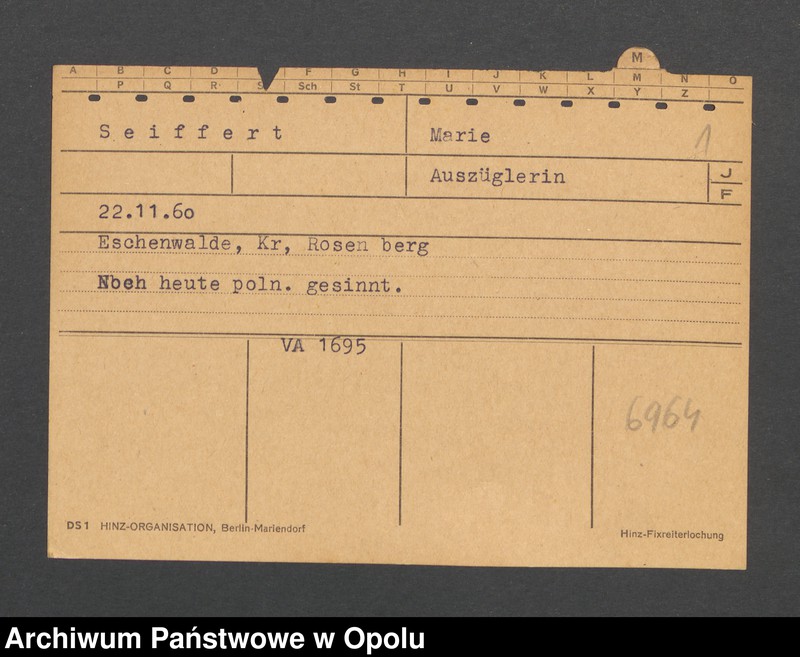 Obraz 3 z jednostki "[Seiffert Marie, ur. 22.11.1860, . Eschenwalde]"