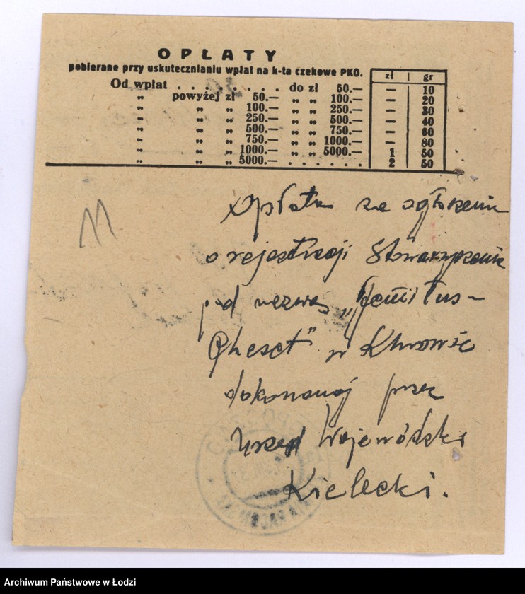 Obraz 14 z jednostki "Stowarzyszenie Dobroczynne p.n. "Gemiłus Chesed" w Klwowie p. opoczyński"