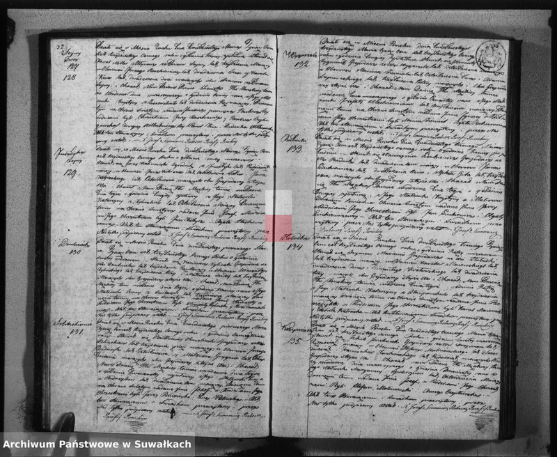 image.from.unit.number "Duplikat urodzonych, umarłych, zaślubionych w parafii puńskiey na rok 1838"