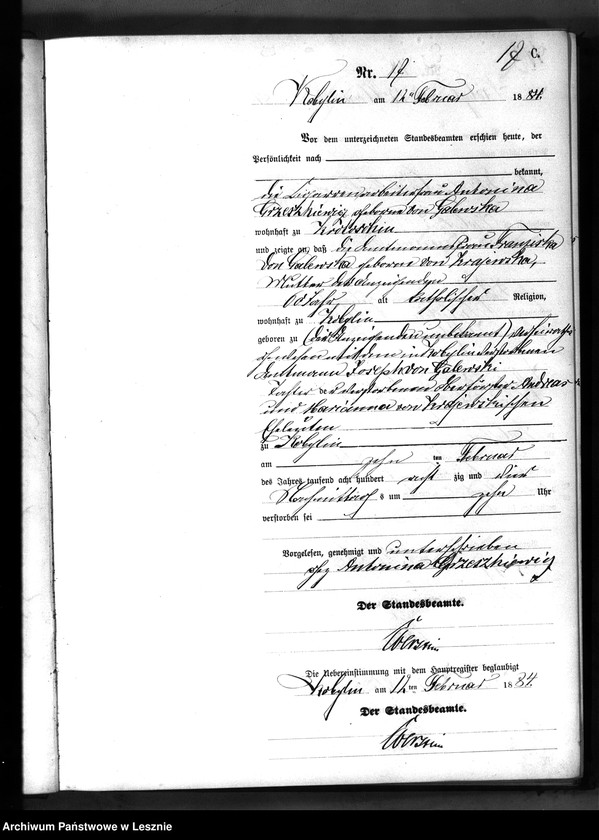 Obraz 20 z jednostki "[Księga zgonów]"