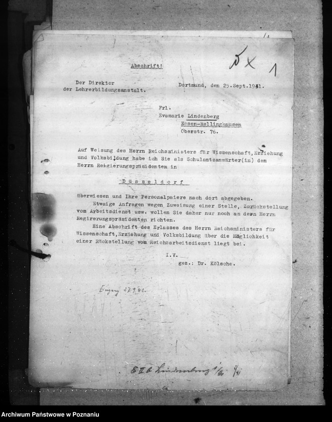 Obraz 5 z jednostki "Lehramtsanwärter"