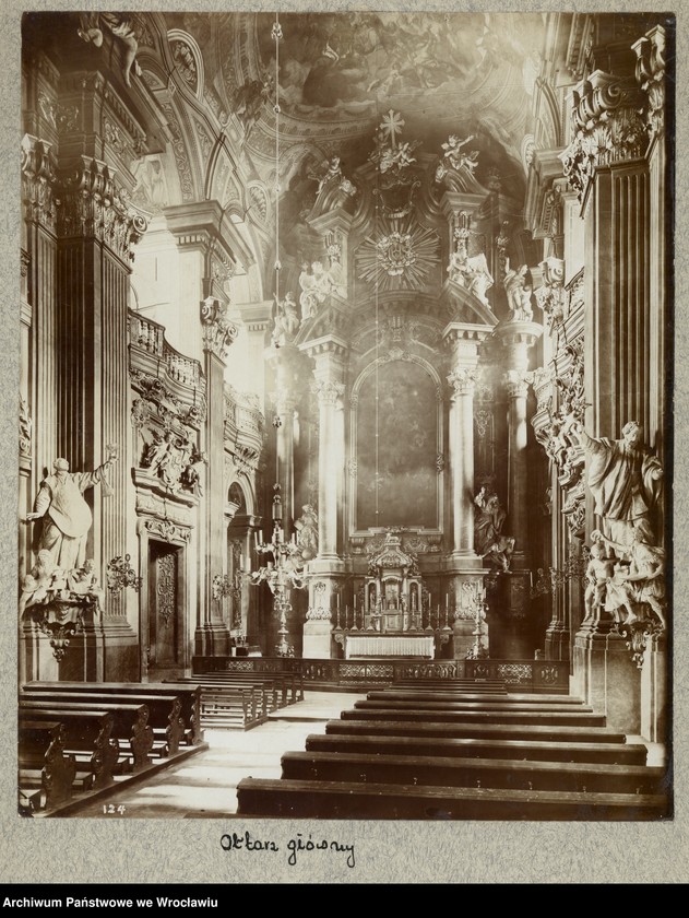 Obraz 6 z kolekcji "Kościół św. Macieja (Matthiaskirche) we Wrocławiu w latach 1890-1930 w zbiorze ikonograficznym Archiwum Państwowego we Wrocławiu111"