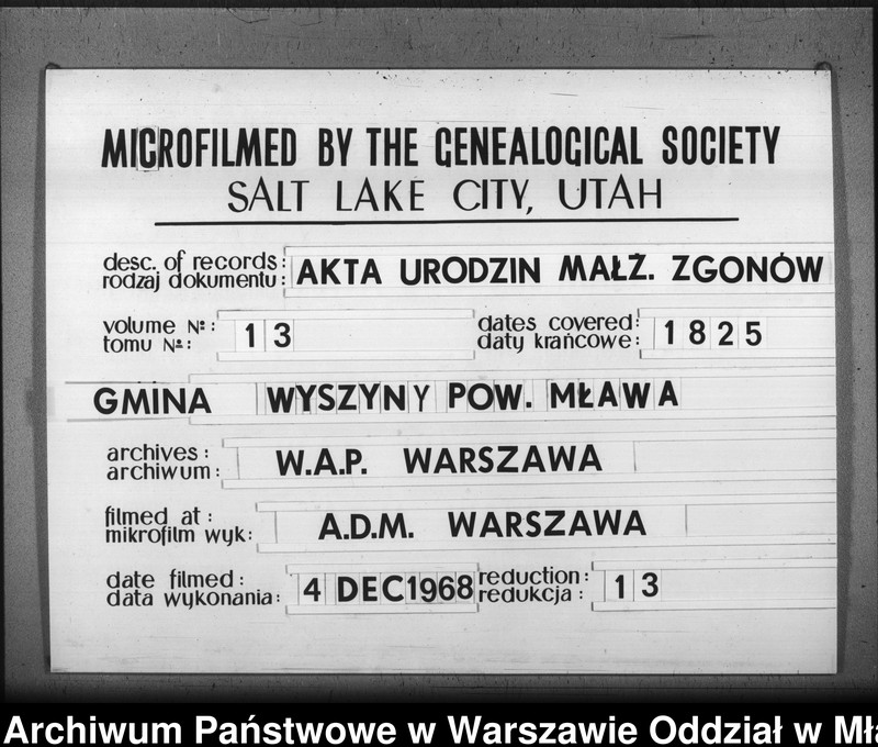 image.from.unit.number "Akta urodzin, małżeństw i zgonów"