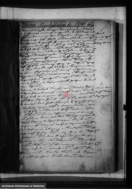 image.from.unit.number "[Duplikat akt urodzonych, zaślubionych i zmarłych parafii Głowaczów na 1876 r.]"