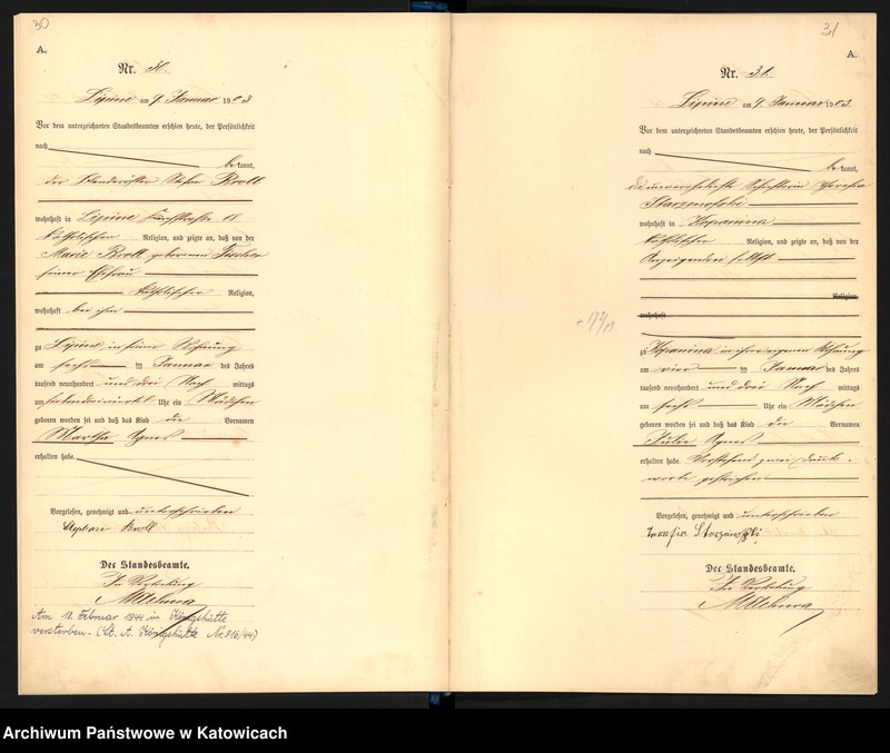 image.from.unit.number "Księga urodzeń T.1 nr 1-584"